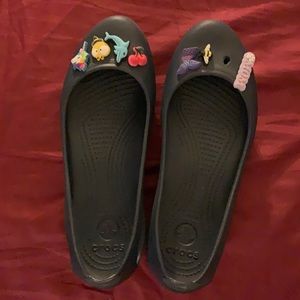 Practically new crocs (jibots not included but willing to sell)